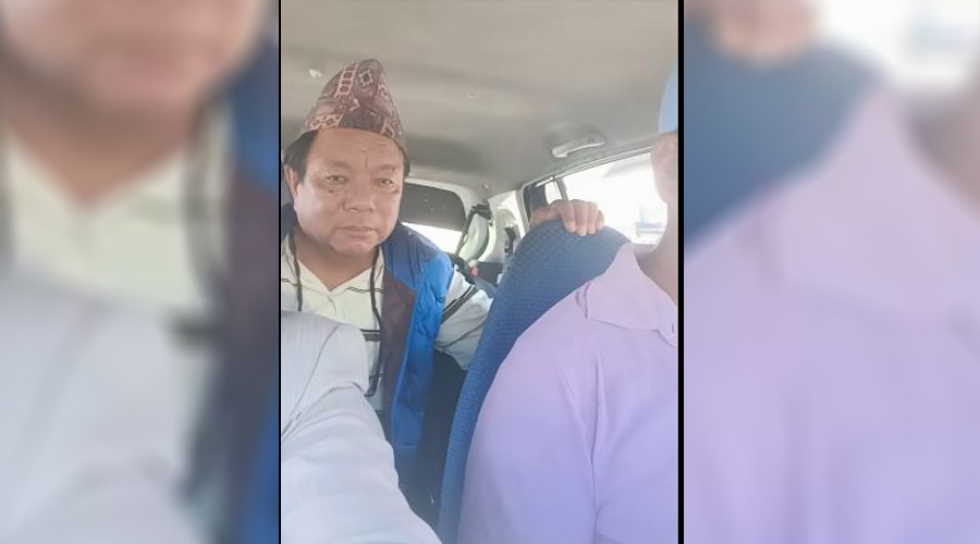 शिक्षा मन्त्री महावीर पुन बिना सुरक्षा पोखरा ट्याक्सी चढेर घर पुगे