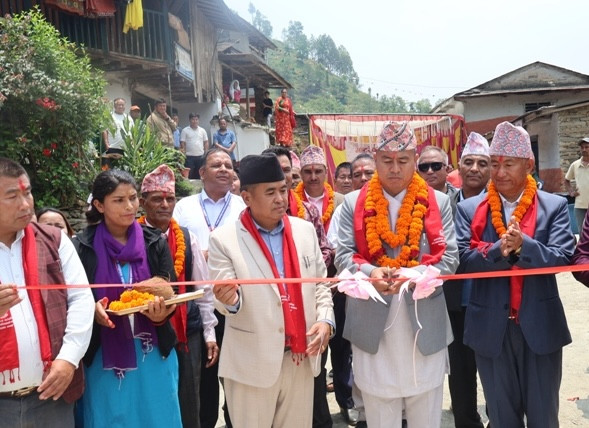 तीन करोड ६२ लाखको लागतमा डुडियाखोलामा पक्की पुल निर्माण 