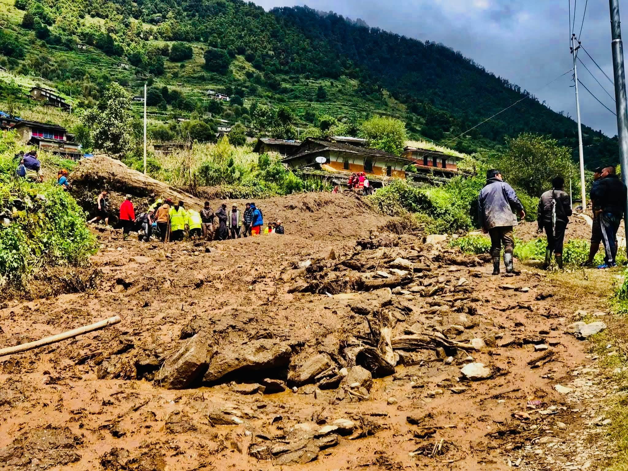 बाढीपहिरोले बागलुङका ५९ घर पूर्ण रुपमा र ४४ घरमा आंशिक रुपमा क्षति